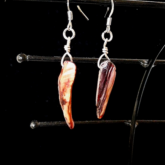 Abalone Shell Earrings - New - Picture 1 of 1